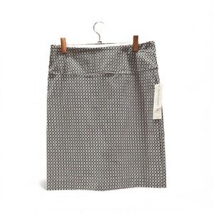 Margaret M Monochrome Geometric Pencil Skirt Size‎ Small